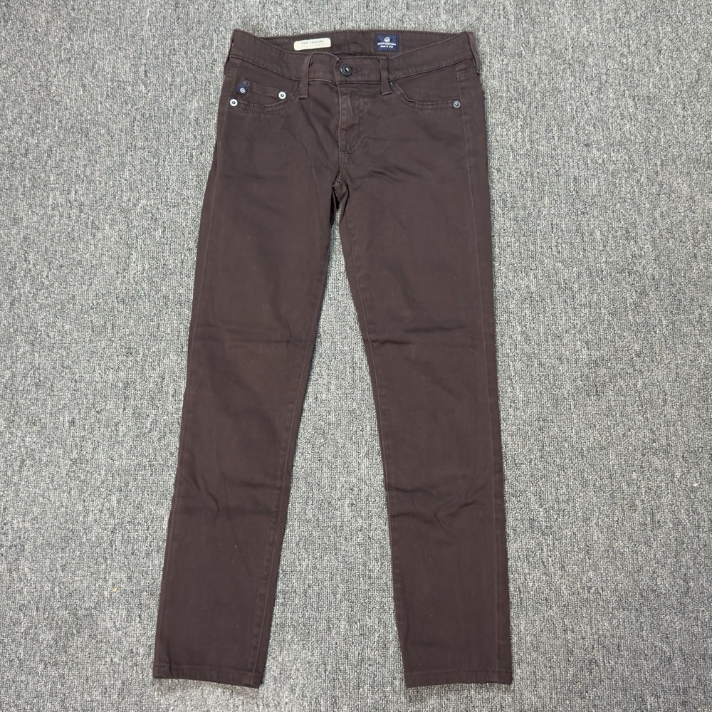 AG Adriano‎ Goldschmied The Jegging Super Skinny Fit Brown Women's Jeans 26R